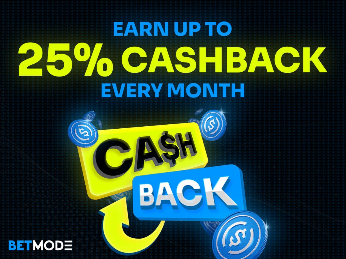 Earn up to 25% cashback every month